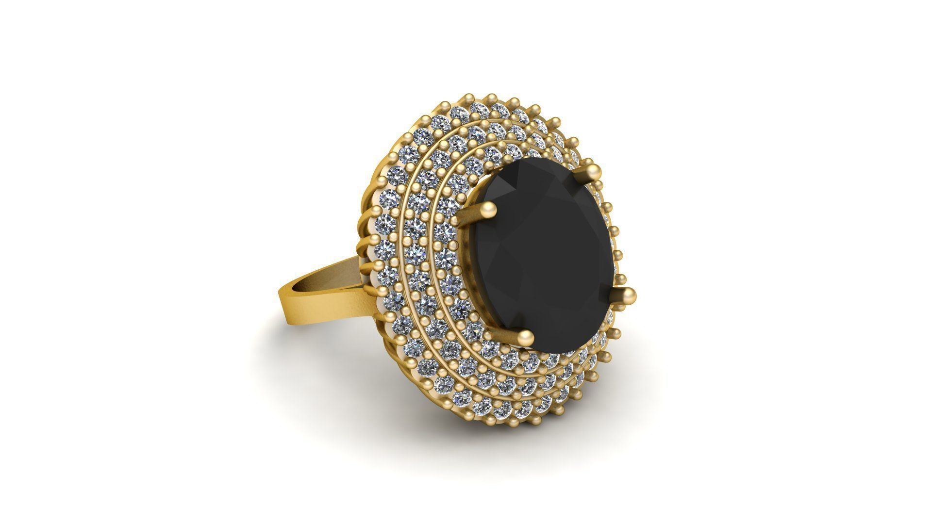 Filigree Wedding Ring 3d Printable Model 3D print model_2