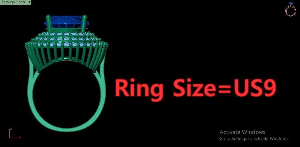 Filigree Wedding Ring 3d Printable Model 3D print model_5