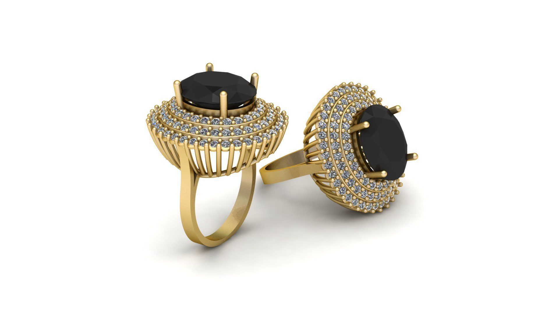 Filigree Wedding Ring 3d Printable Model 3D print model_1