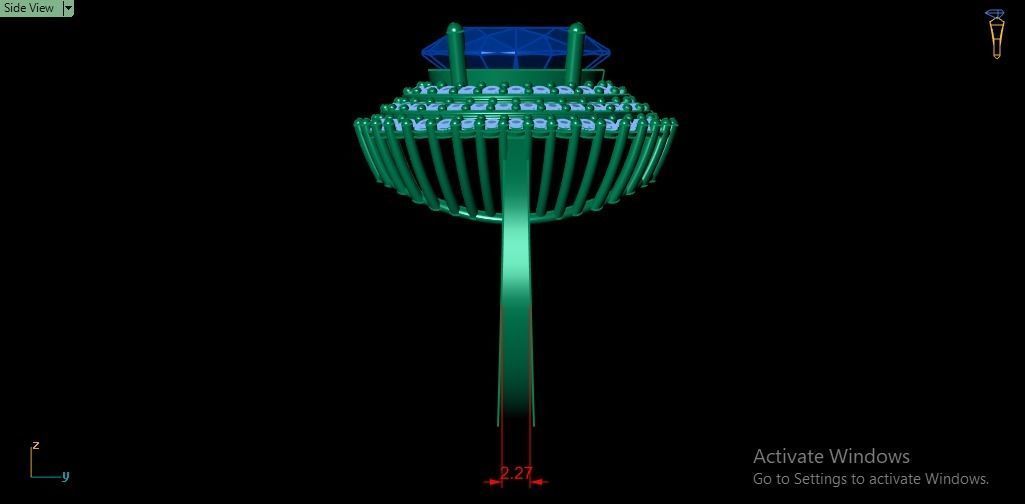 Filigree Wedding Ring 3d Printable Model 3D print model_3