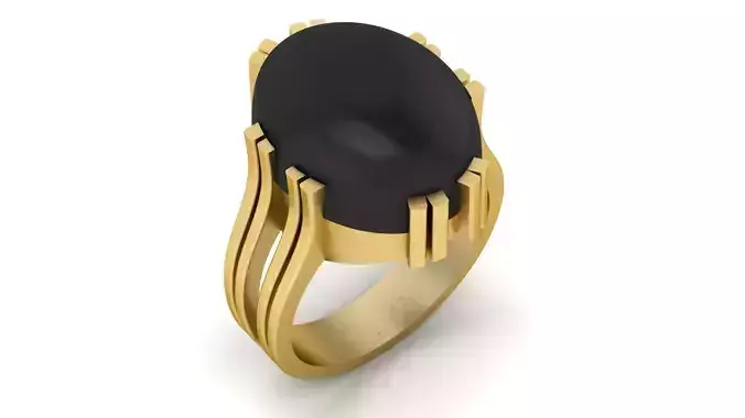 Italian Men Fashion Ring 3d Printable Model