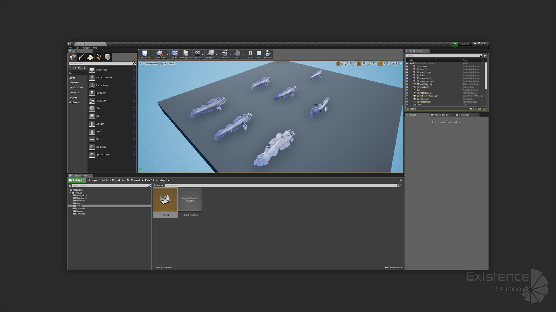 Fantasy Fish 08 - Aqua Life - Water Underwater Creature - 49 Low-poly 3D model_15
