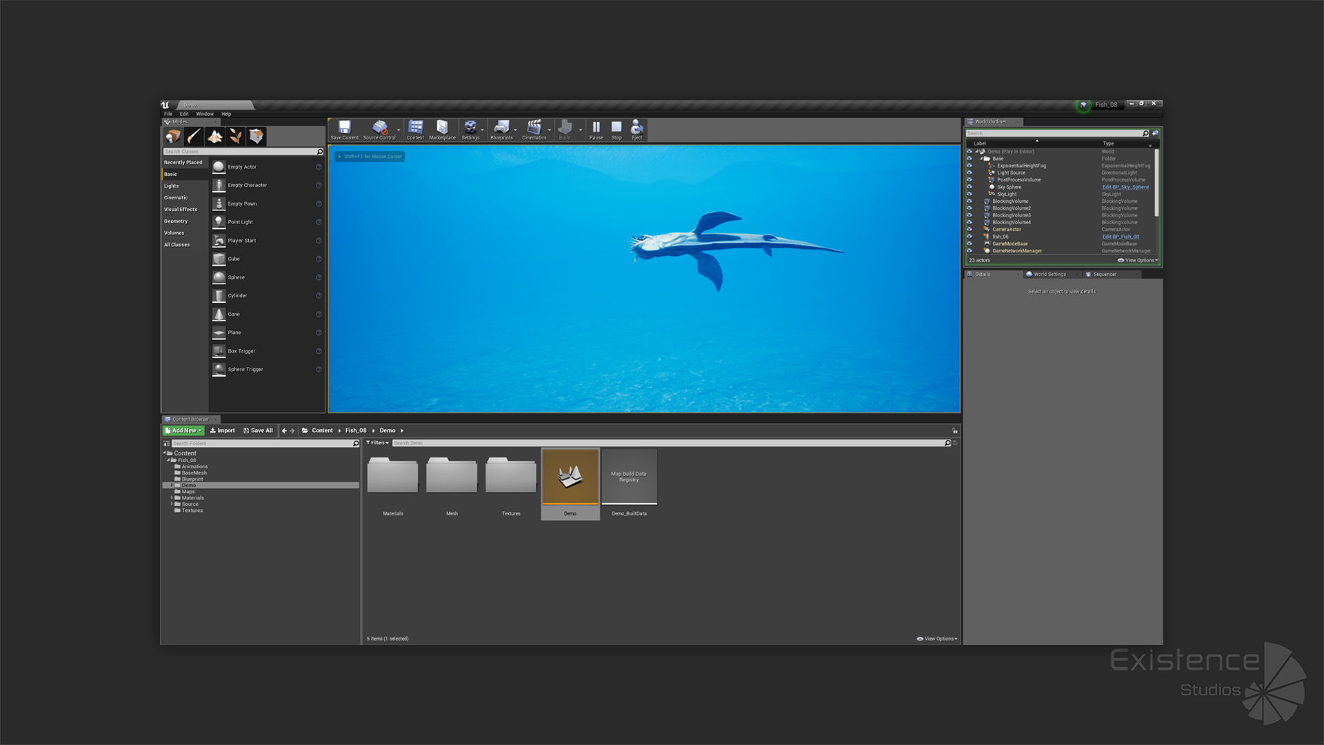 Fantasy Fish 08 - Aqua Life - Water Underwater Creature - 49 Low-poly 3D model_12