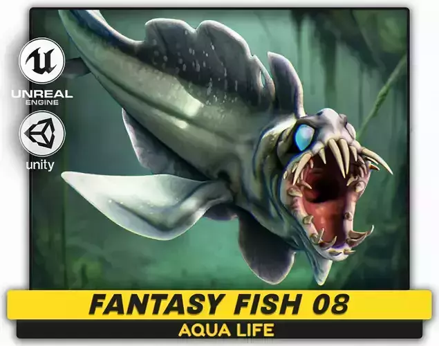 Fantasy Fish 08 - Aqua Life - Water Underwater Creature - 49