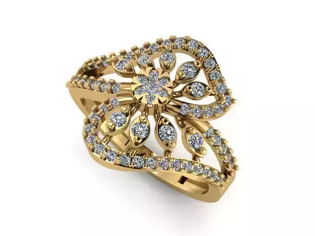 Modern Fashion Diamond Bridal Ring