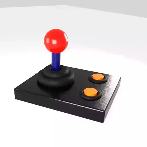 Game controller with joystick PBR
