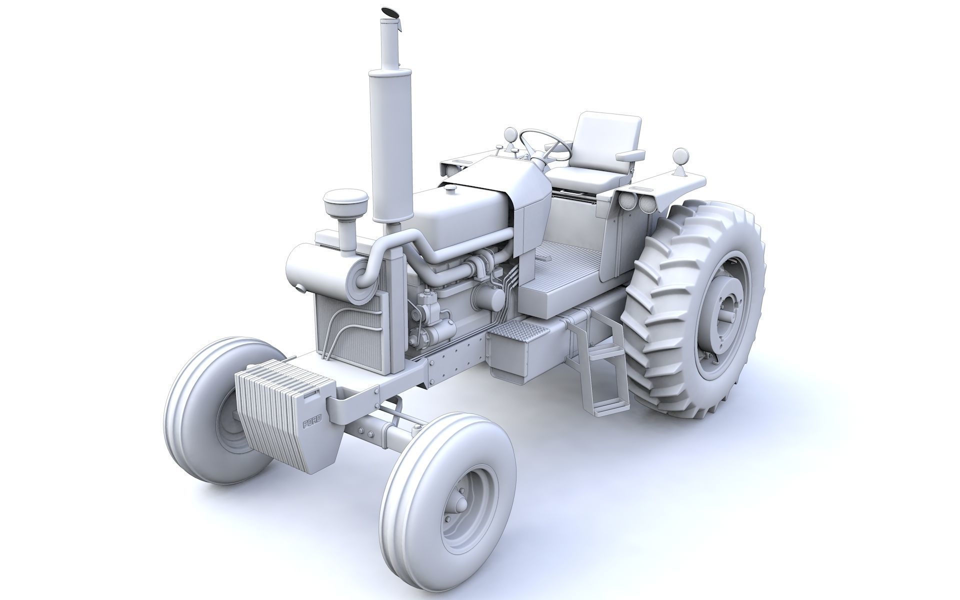 TW20 Tractor 1978 3D model_31