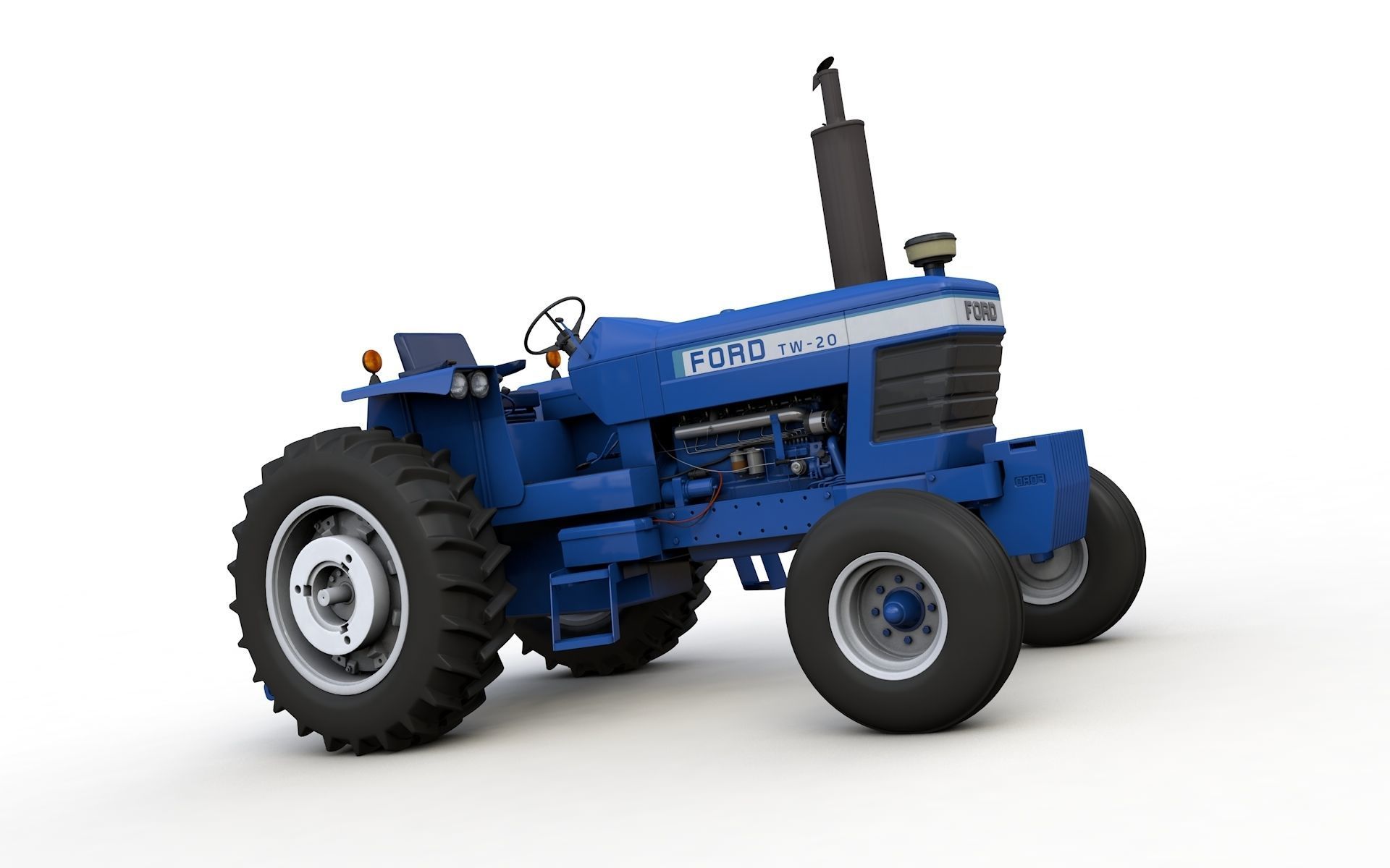 TW20 Tractor 1978 3D model_12