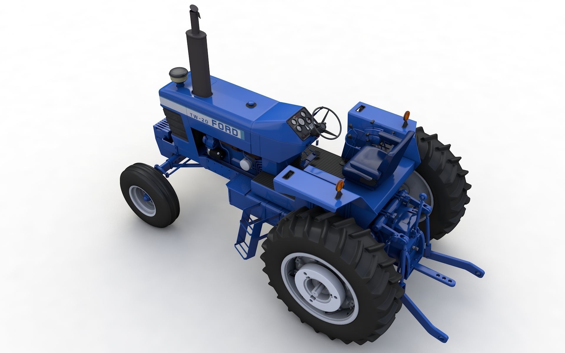TW20 Tractor 1978 3D model_16