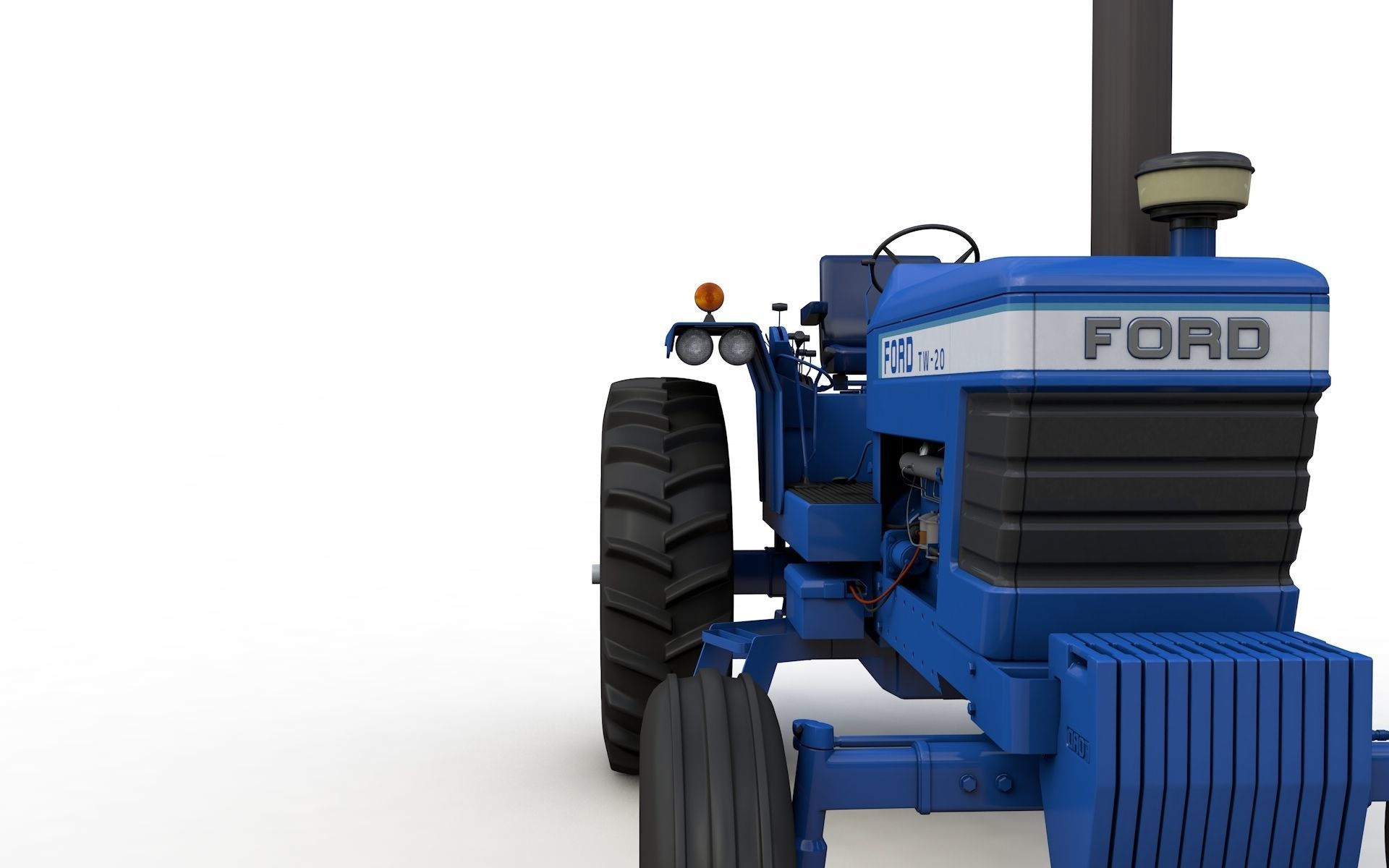TW20 Tractor 1978 3D model_23