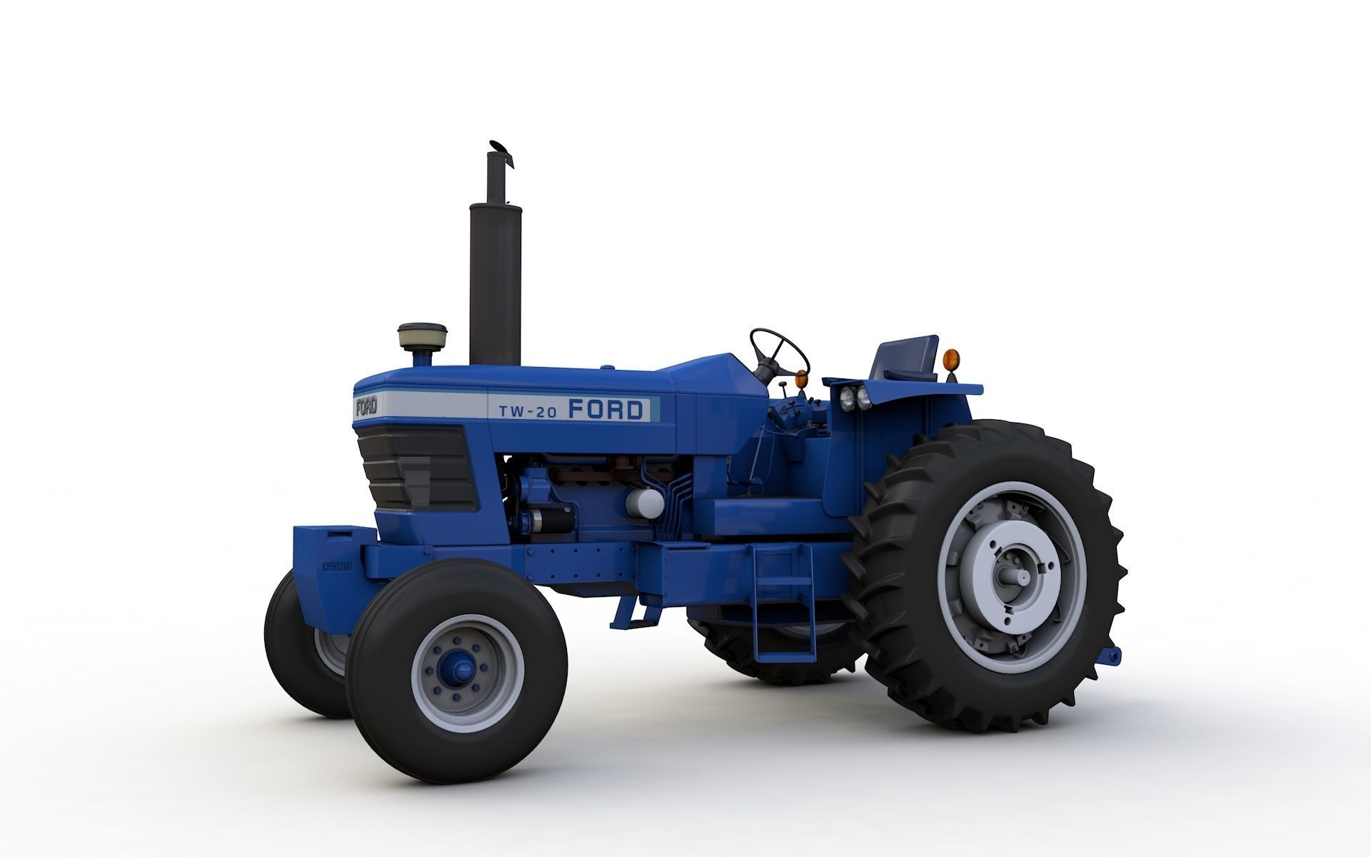 TW20 Tractor 1978 3D model_14