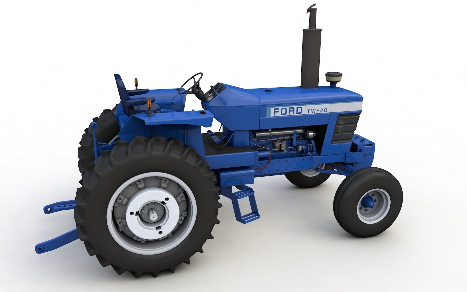 TW20 Tractor 1978 3D model_17