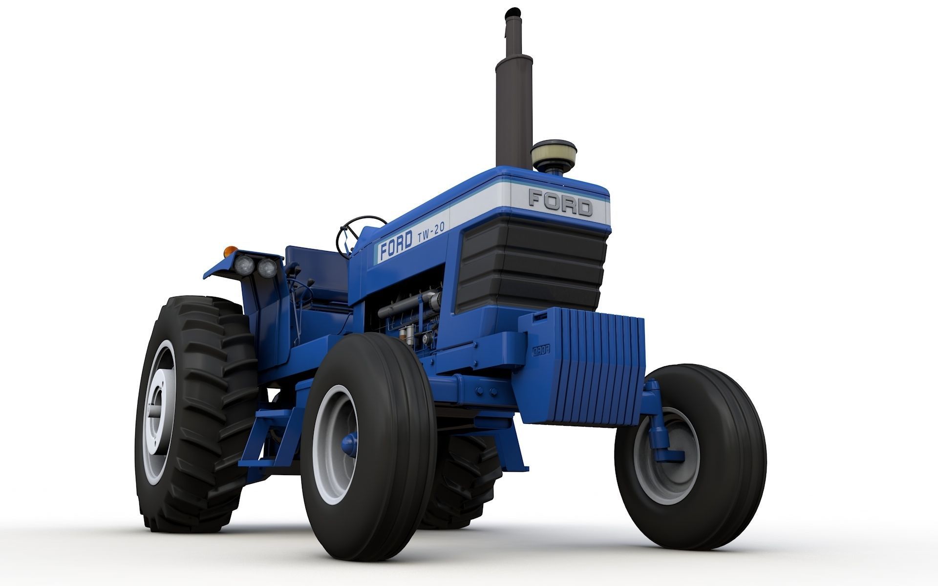 TW20 Tractor 1978 3D model_11