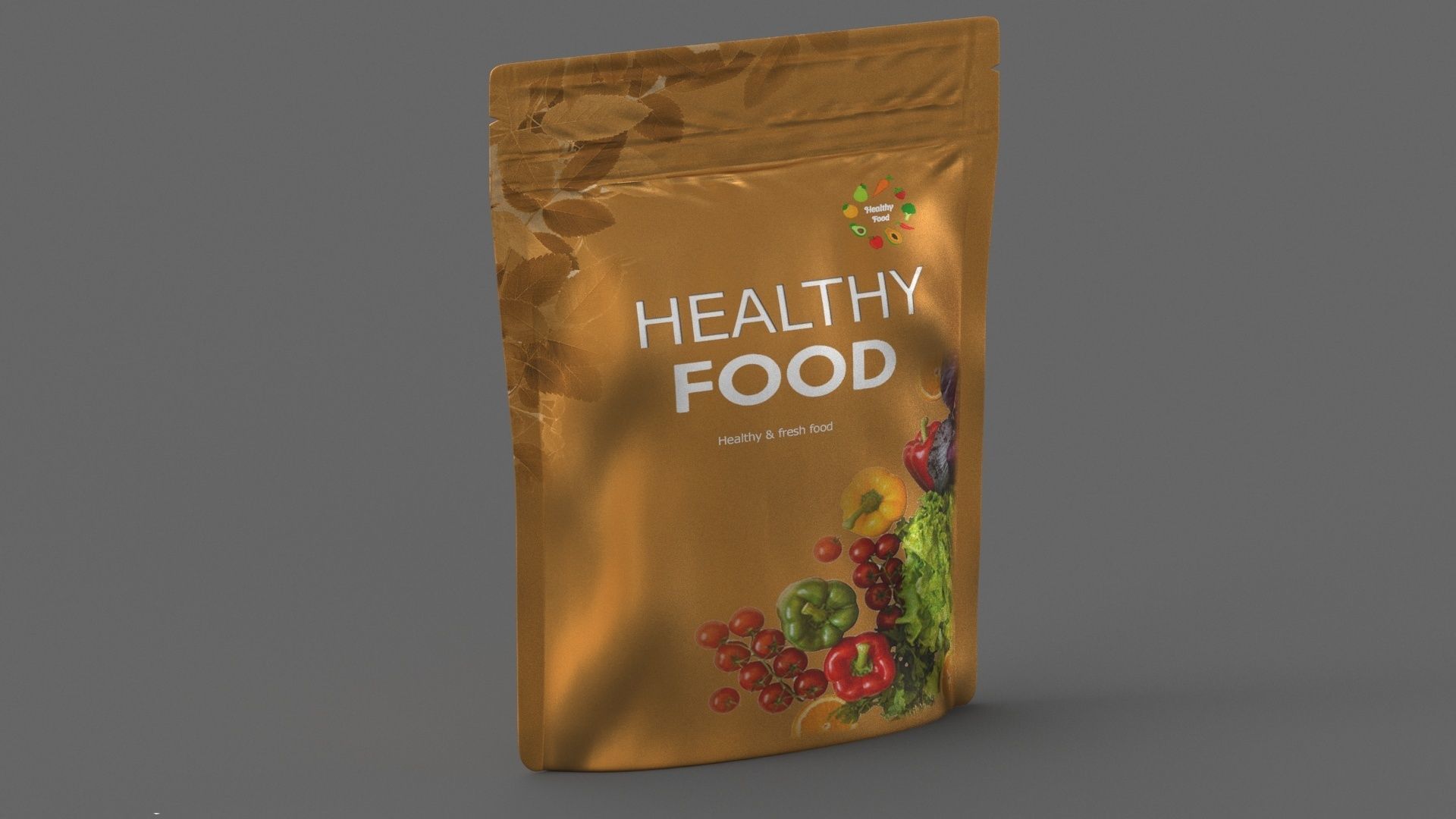 stand up pouch v12 PBR 3D model_3