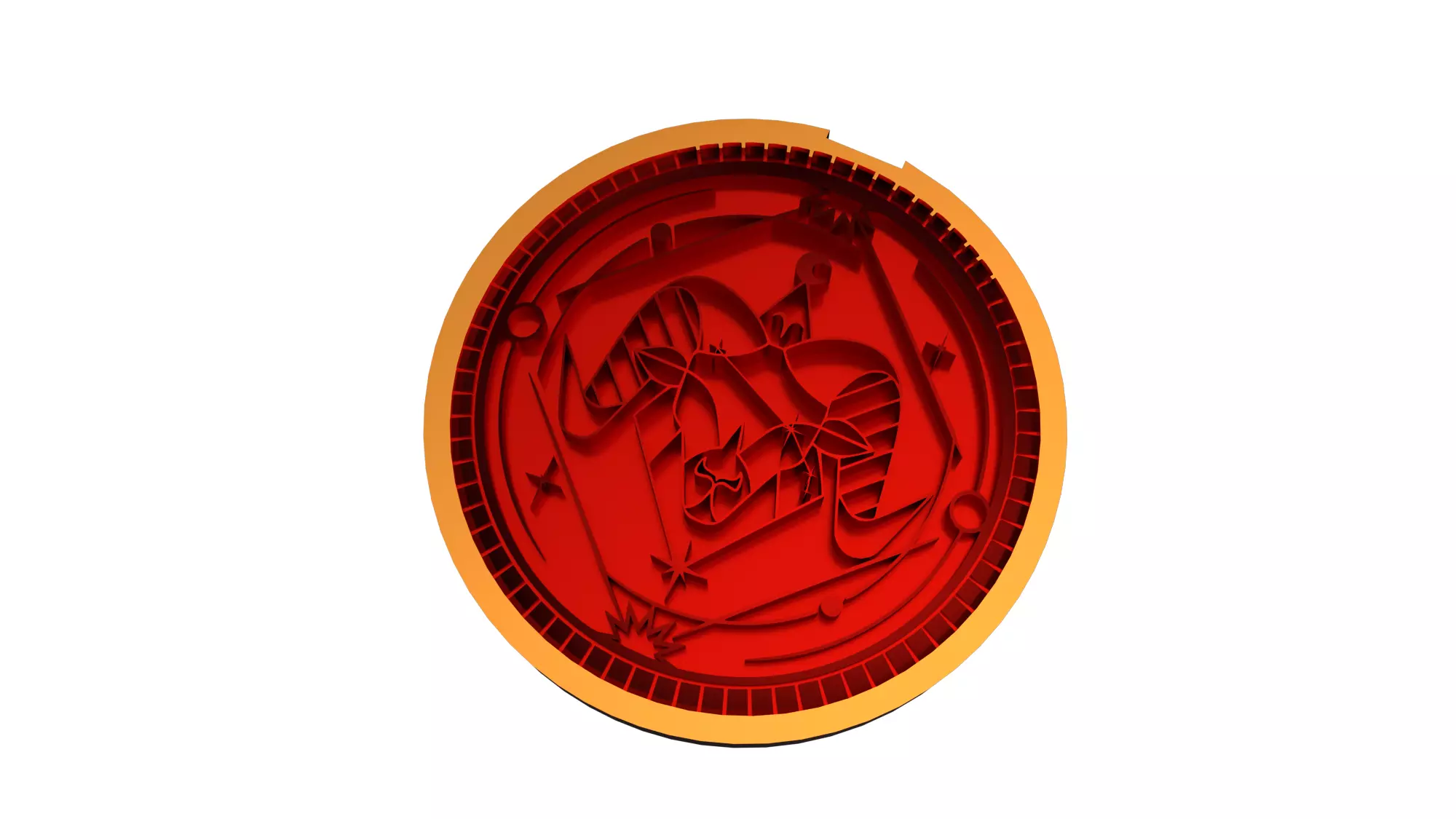 Zodiac NFC Series - Aries Tag 3D print model 3D print model