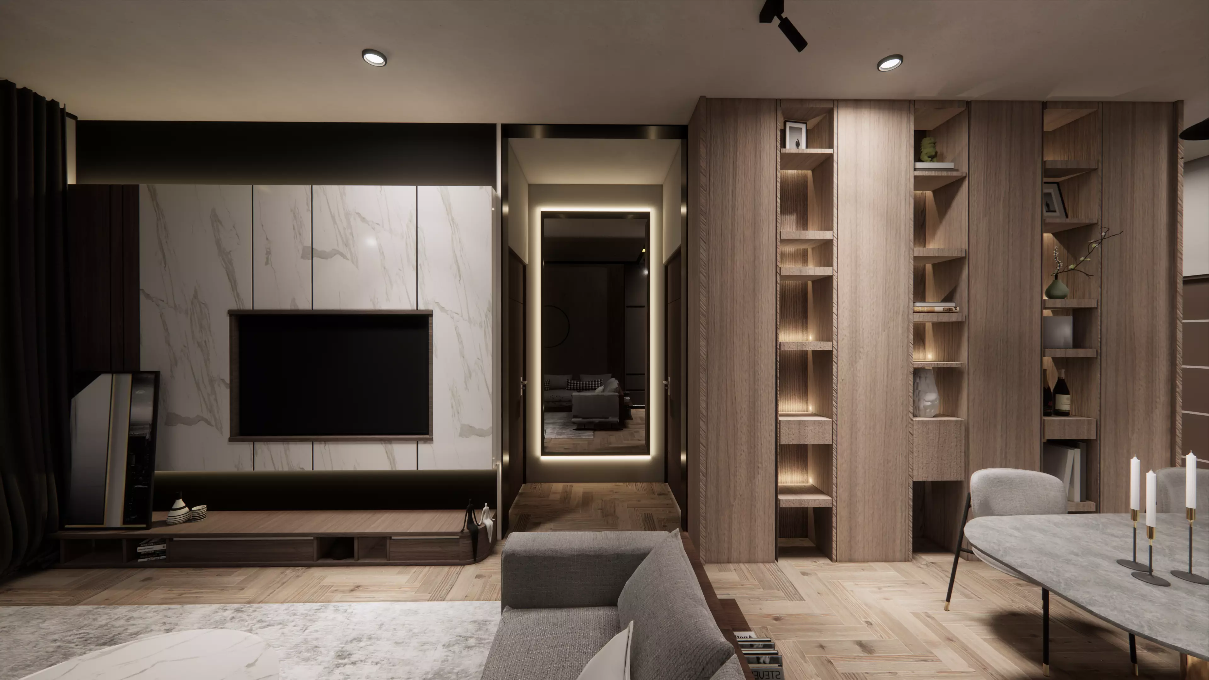 sketchup 3D Interior Model Small Apartment 3D model