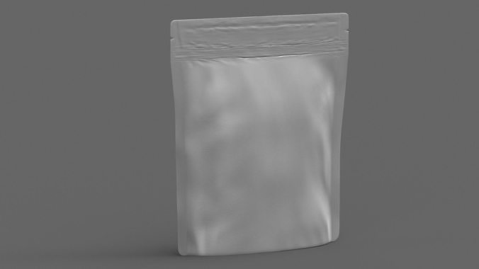 stand up pouch v14 PBR 3D model 5