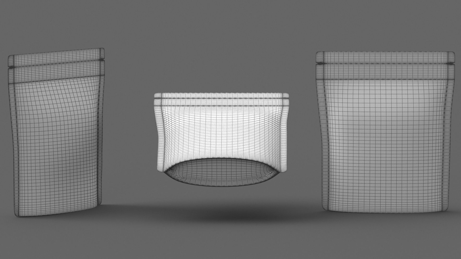 stand up pouch v14 PBR 3D model_12