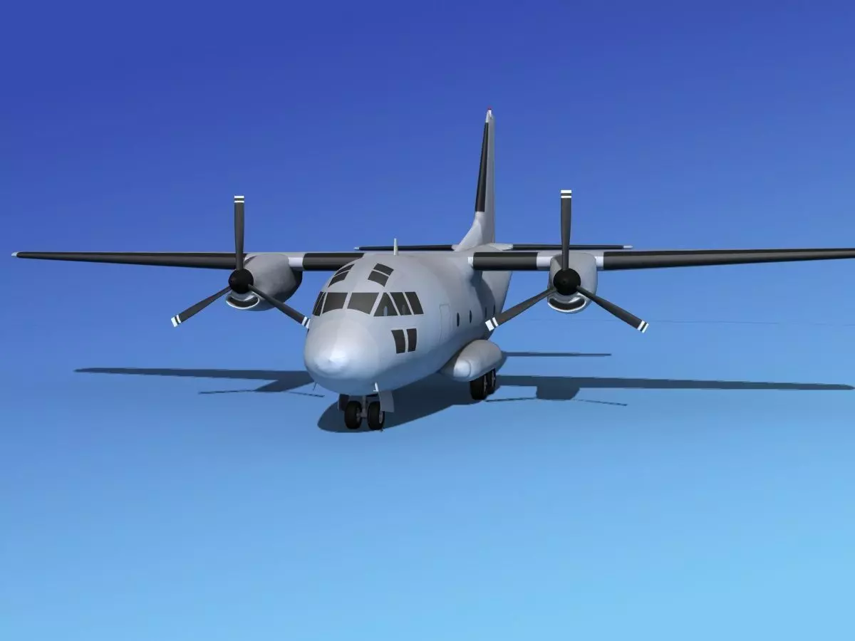 Alenia C-27A Spartan Bare Metal 3D model