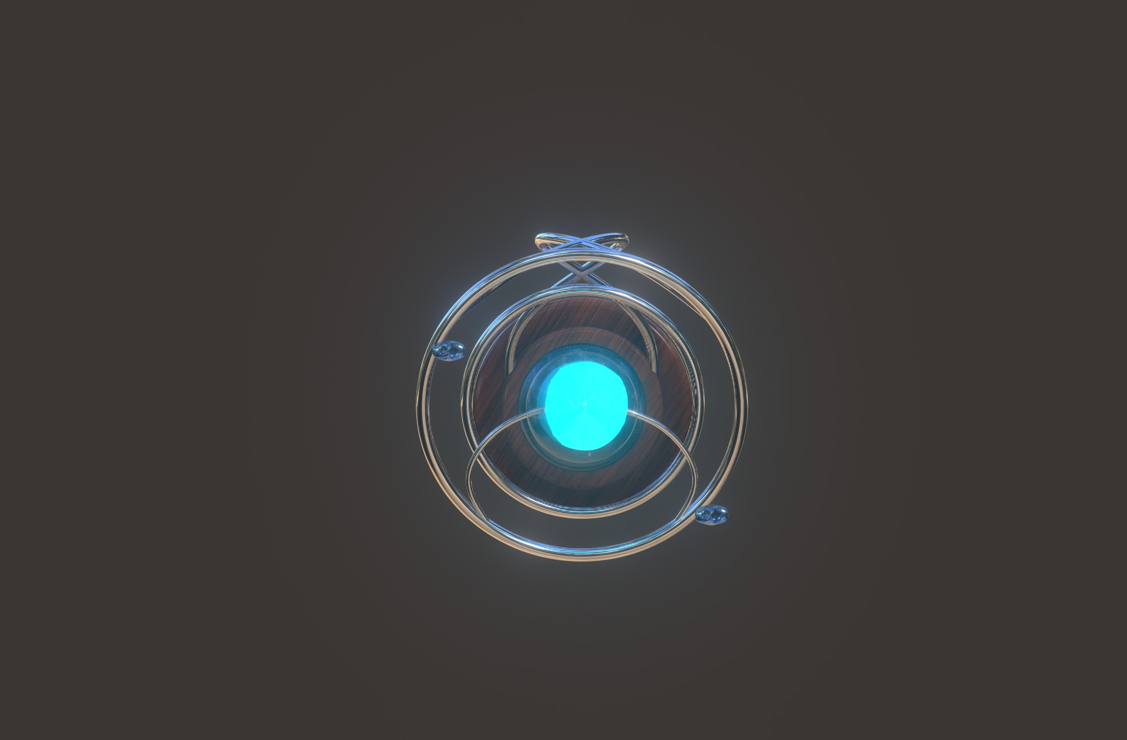 Outer space theme Hourglass 3D model_6