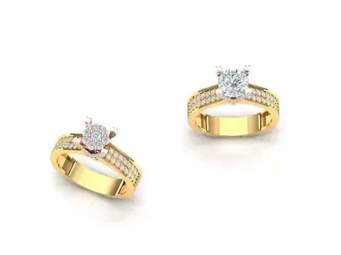 Single Female Solitaire Ring