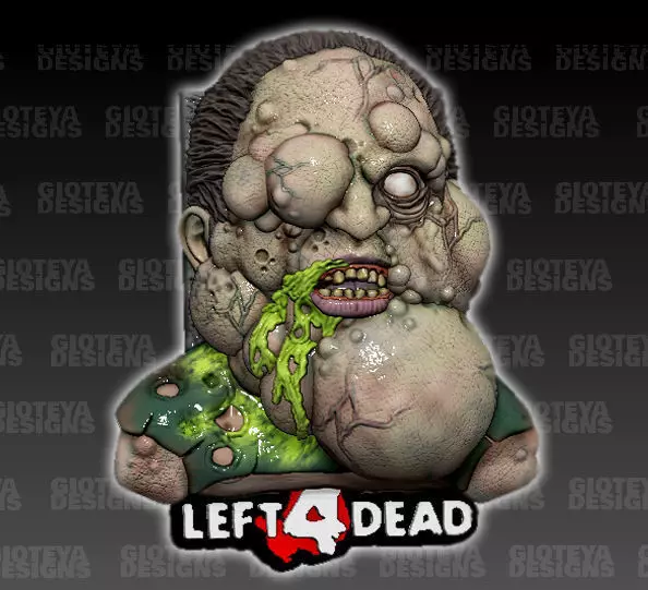 Left 4 Dead Boomer 3D model_0