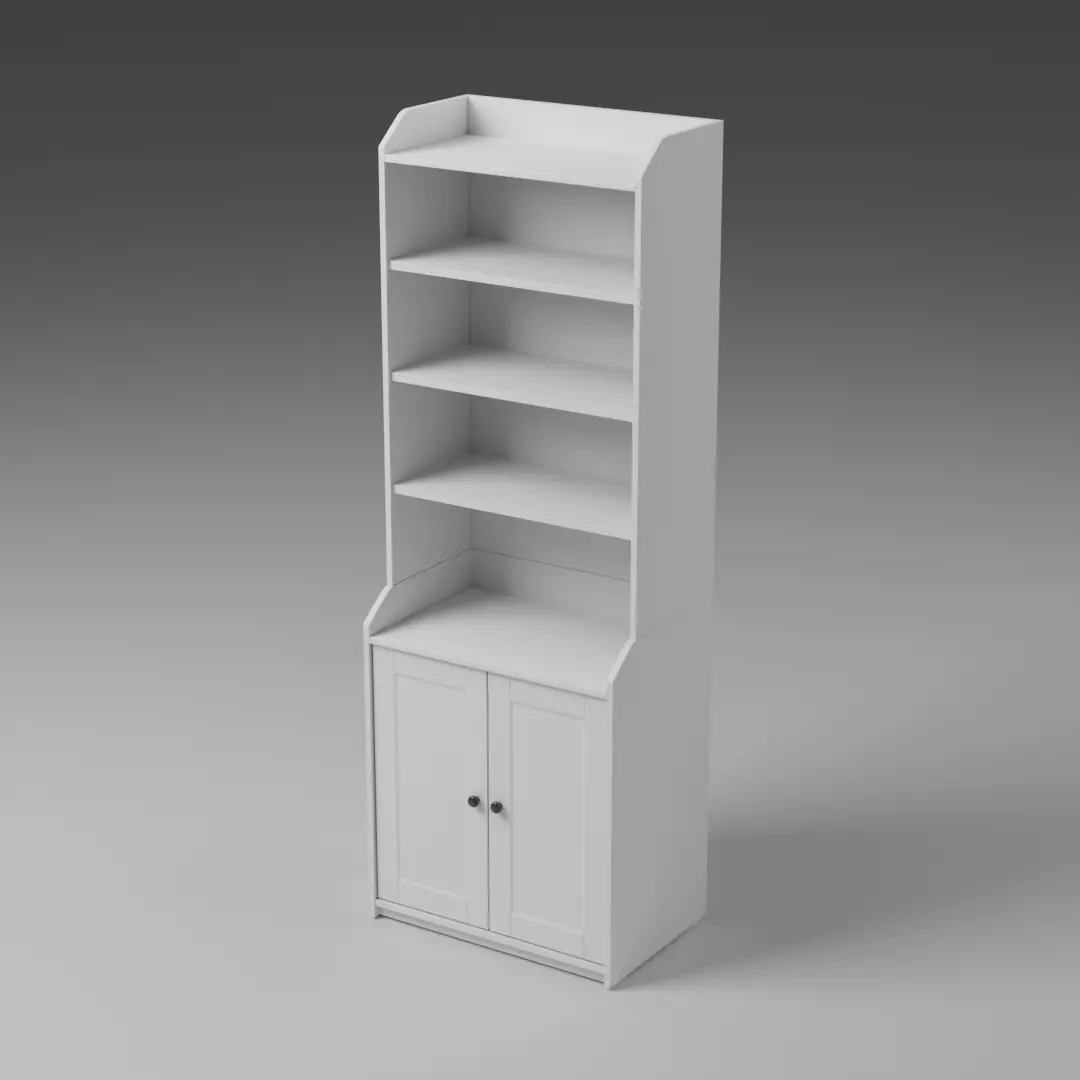 IKEA Hauga High Cabinet 3D model_0