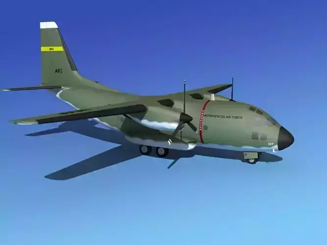 Alenia C-27A Spartan USAF 1 3D model