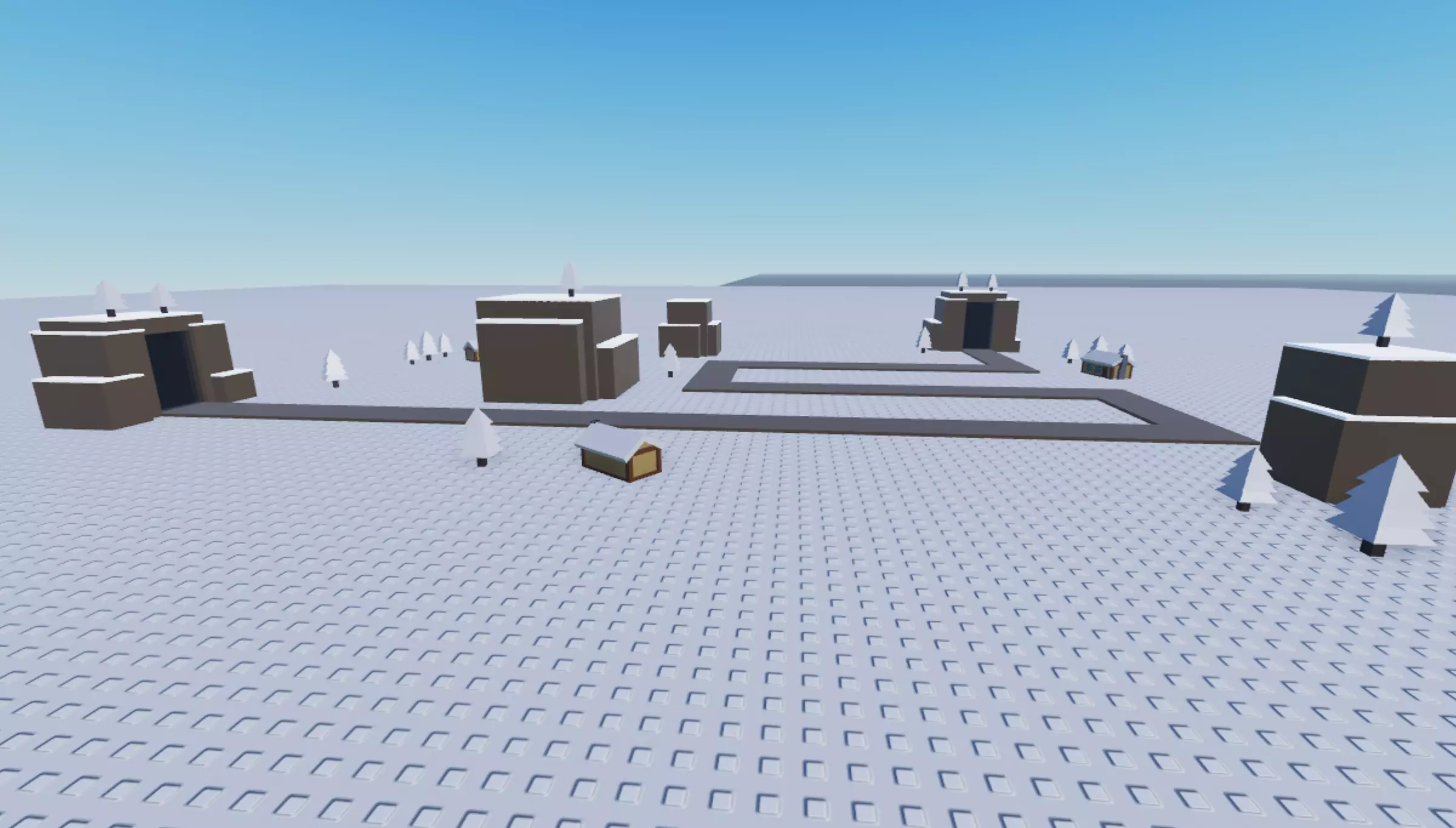 Tower Defense Simulator Winter Map 2019 remake Low-poly 3D model