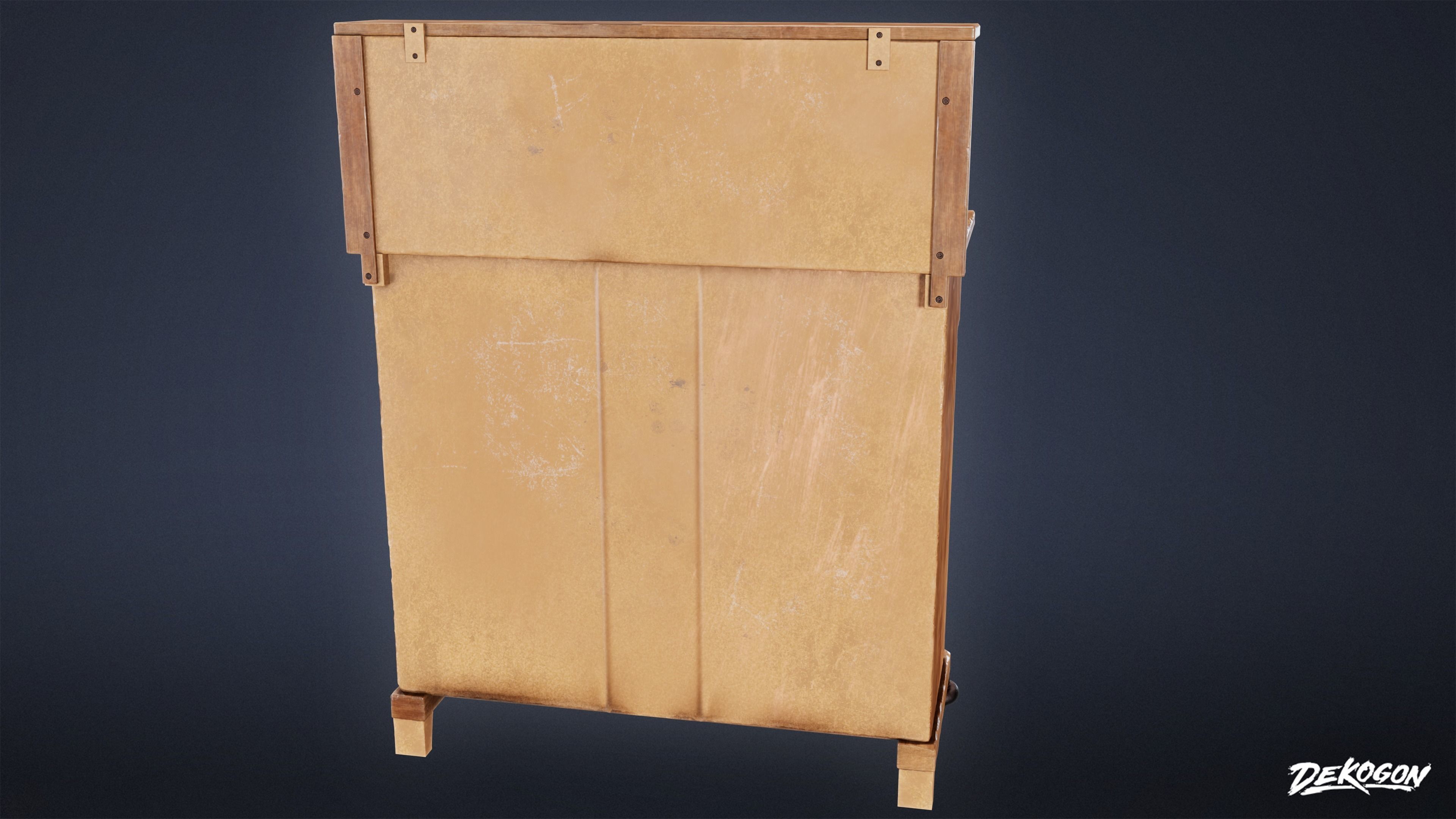 VICTORIAN - Shelf Victorian 03 - NANITE Low-poly 3D model_3