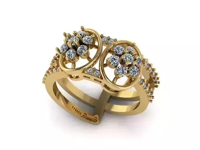 Modern Fashion Diamond  Ring