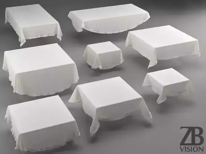 table cloth 3D model