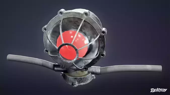 FIRING RANGE - Emergency Light 01 - LOW POLY