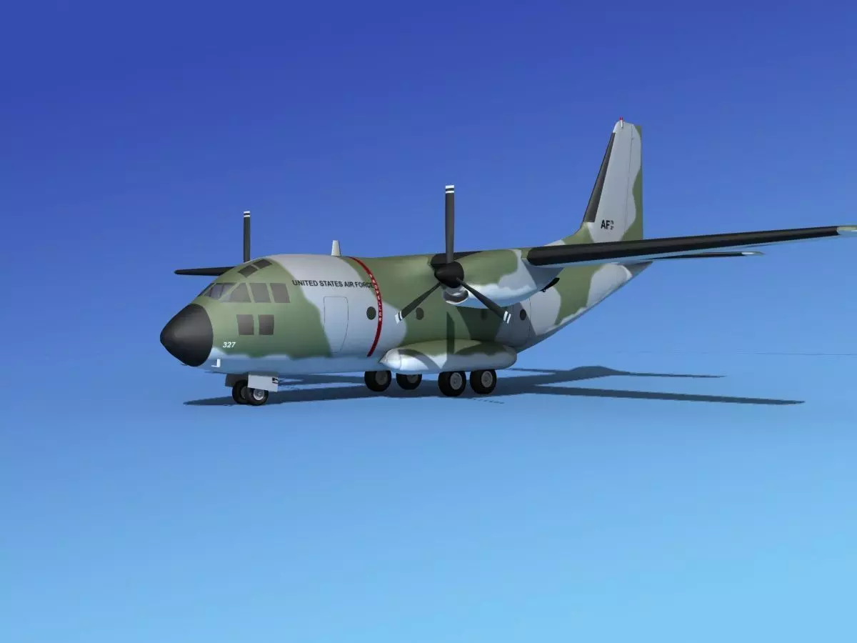 Alenia C-27A Spartan USAF 3 3D model_0