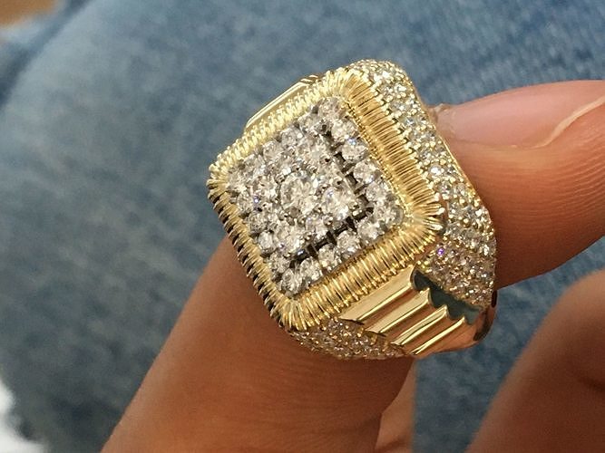 Ring collection 3D print model