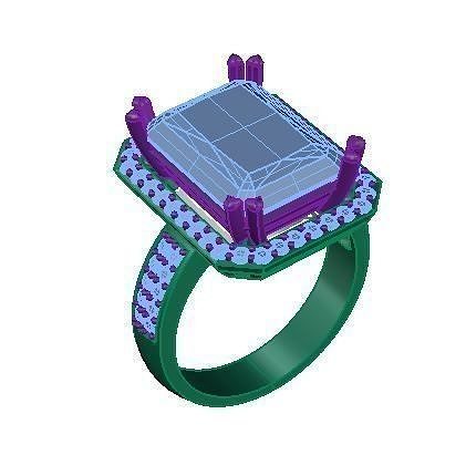 Ring collection 3D print model