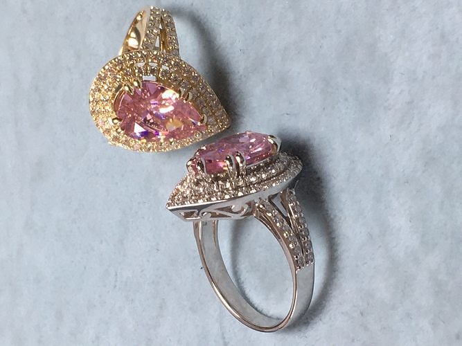 Ring collection 3D print model