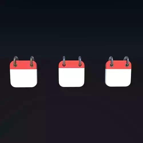 Calendar Icon 3D model