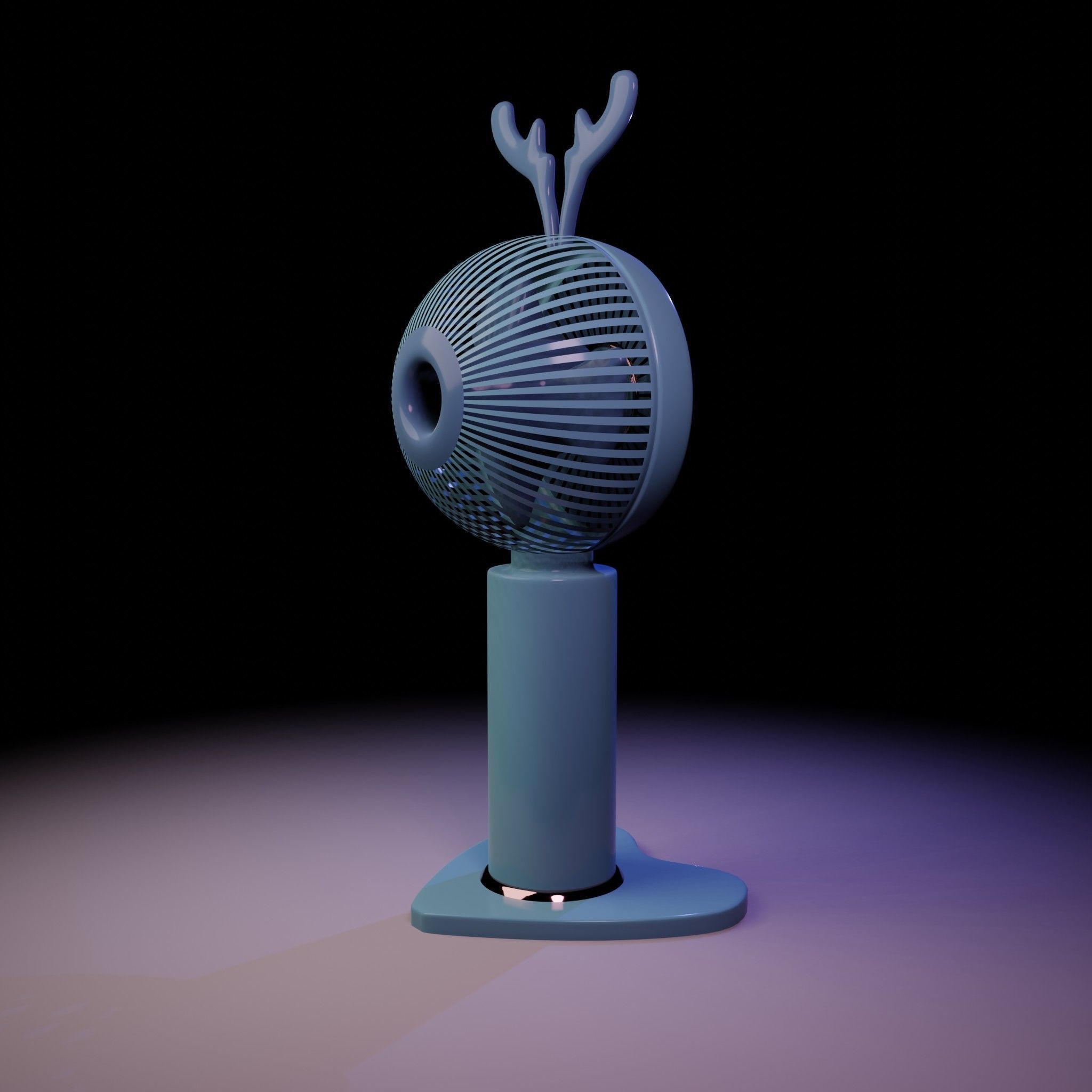Mini Cute Table Fan  3D model_18