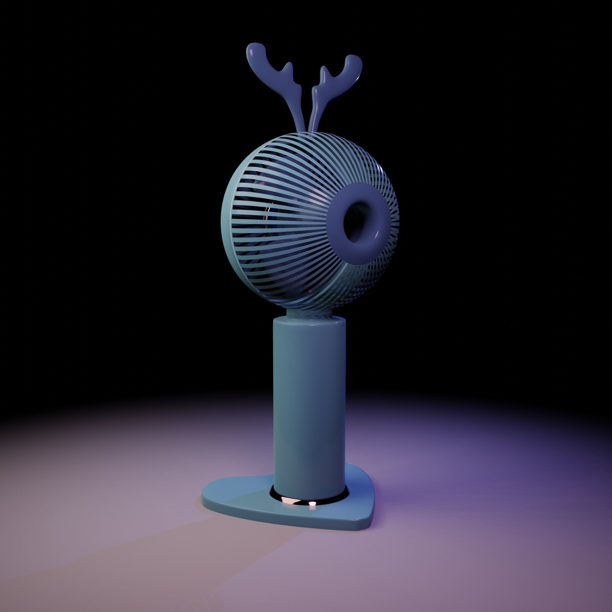 Mini Cute Table Fan  3D model_23