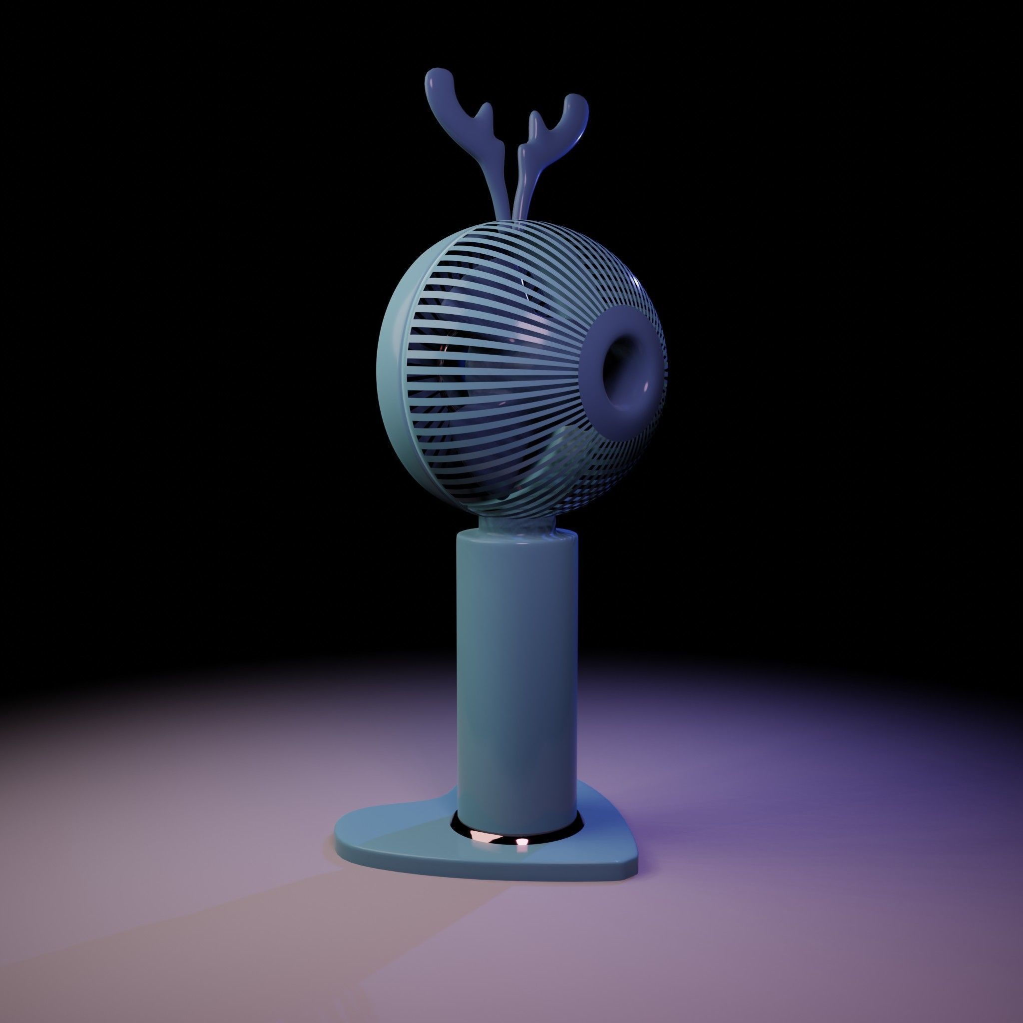 Mini Cute Table Fan  3D model_25