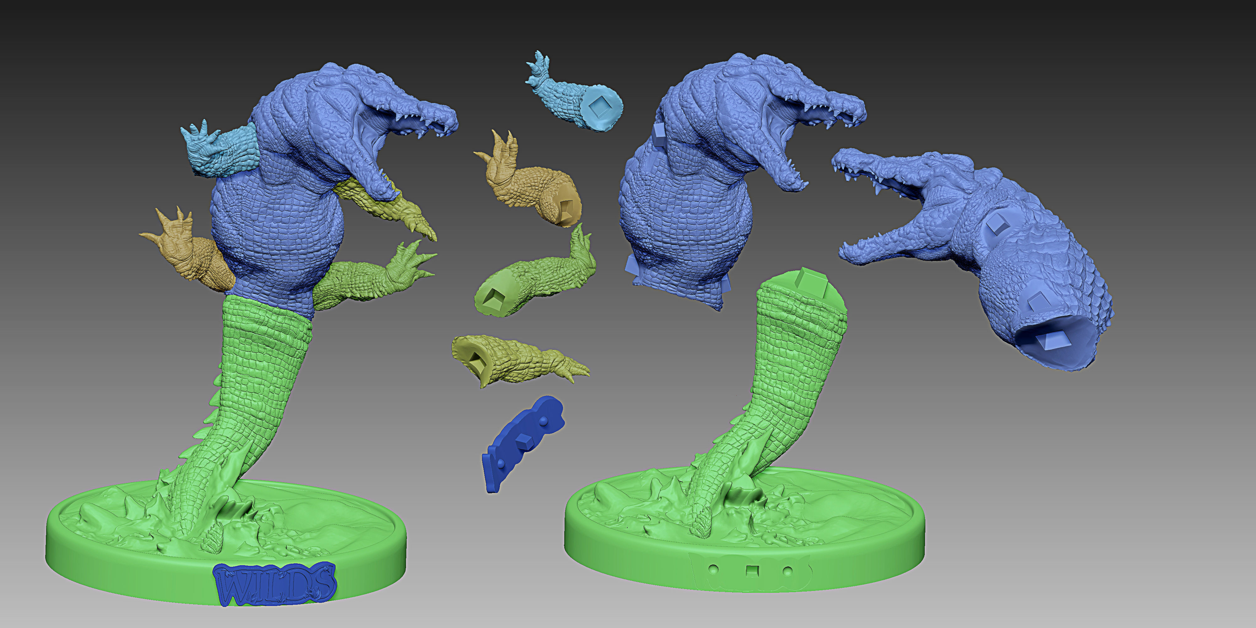 Crodocile 3D print model_5