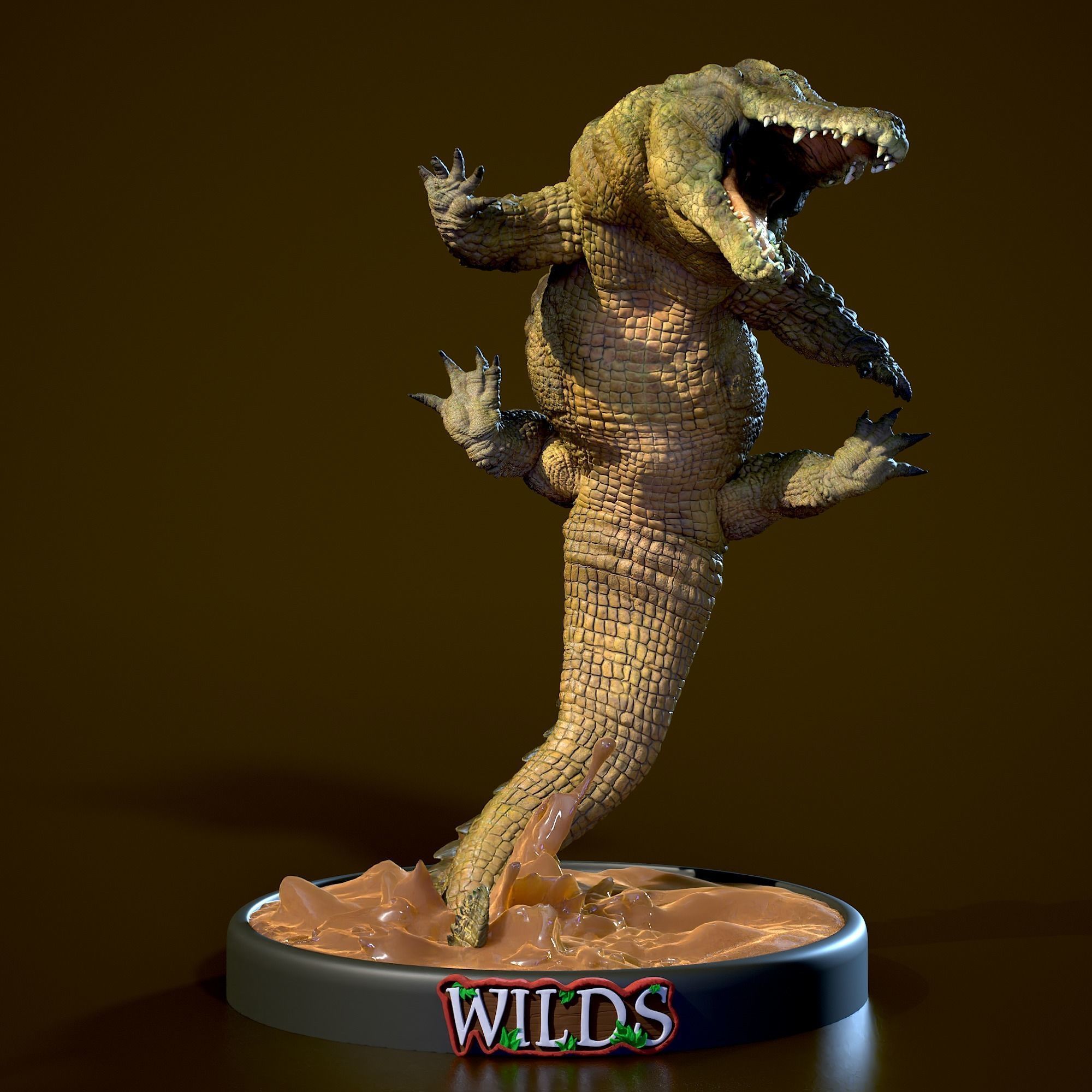 Crodocile 3D print model_2