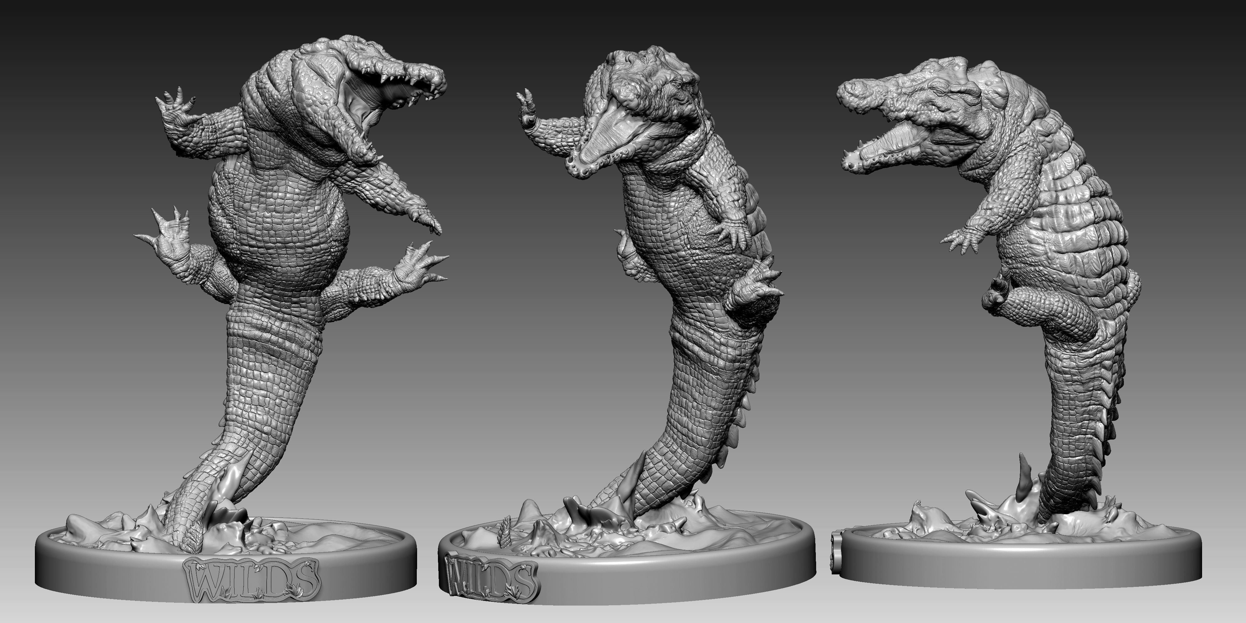 Crodocile 3D print model_6