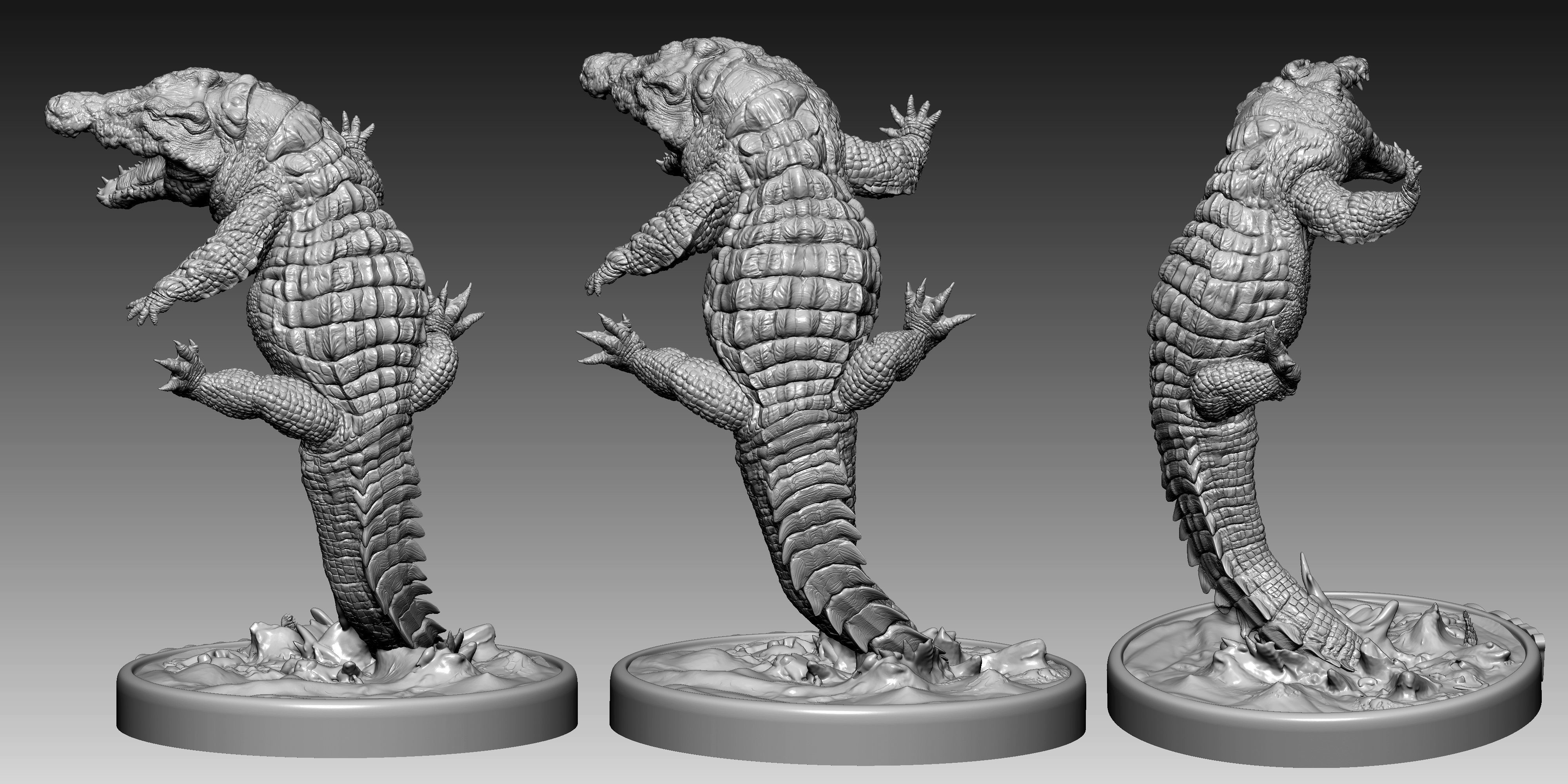 Crodocile 3D print model_7