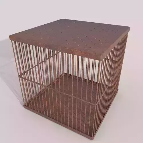 grille Low-poly 3D model