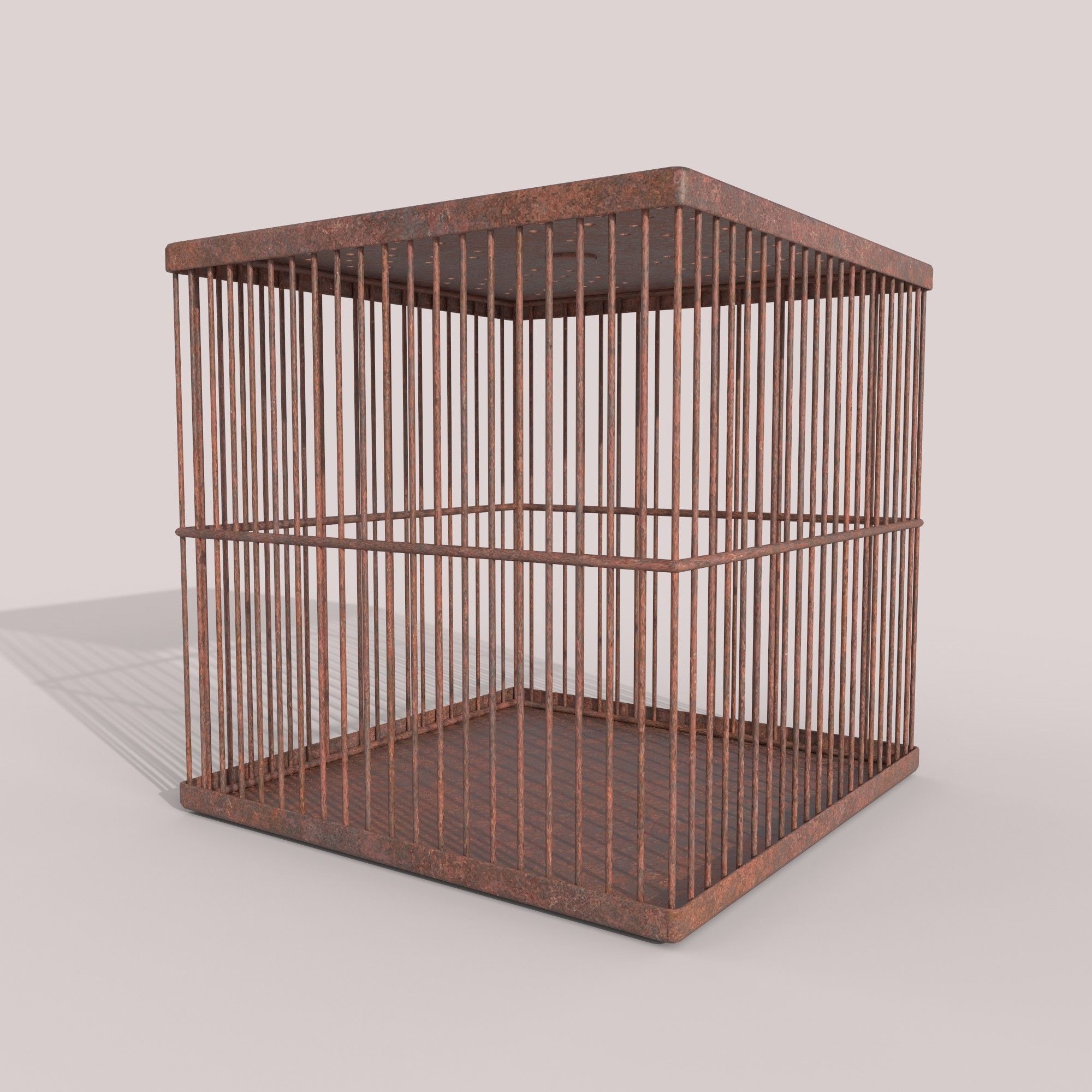 grille Low-poly 3D model_2