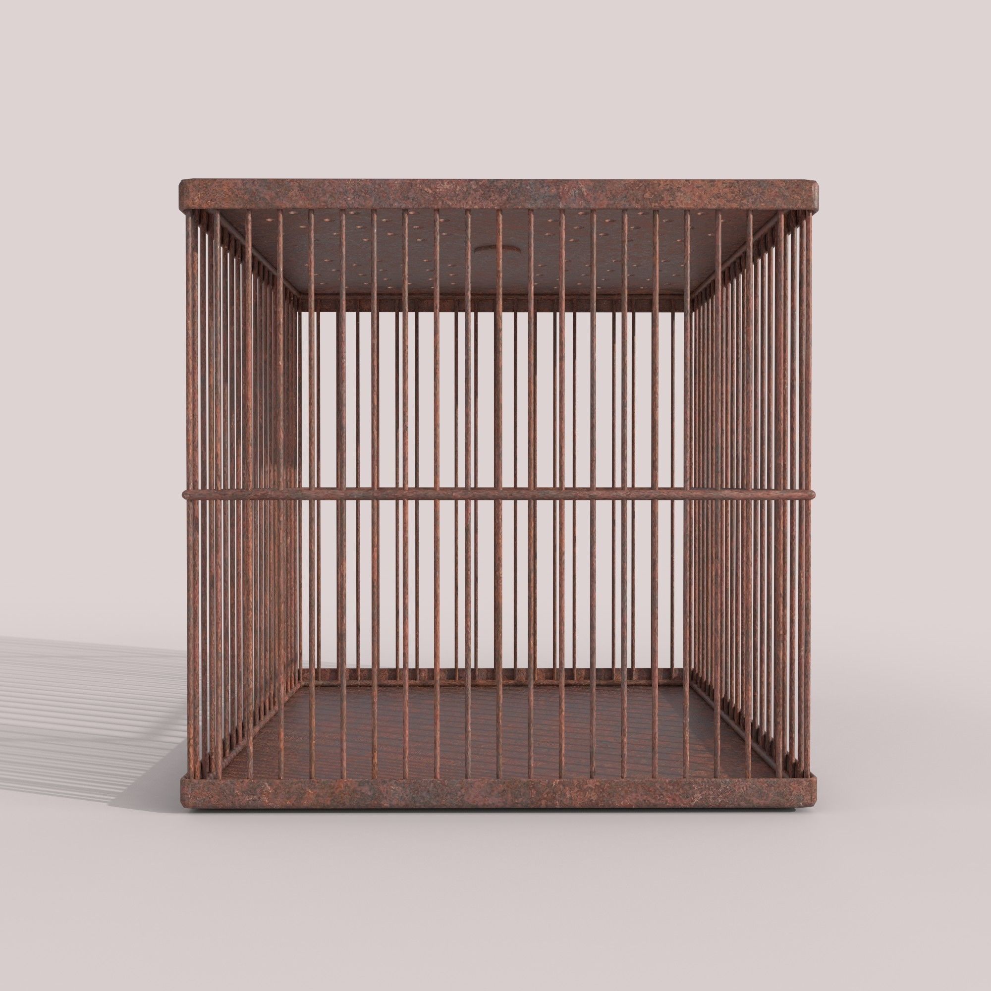 grille Low-poly 3D model_3