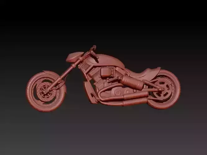 classic motorcycle pendant Necklace Pendant Charm Jewelry 3D print model