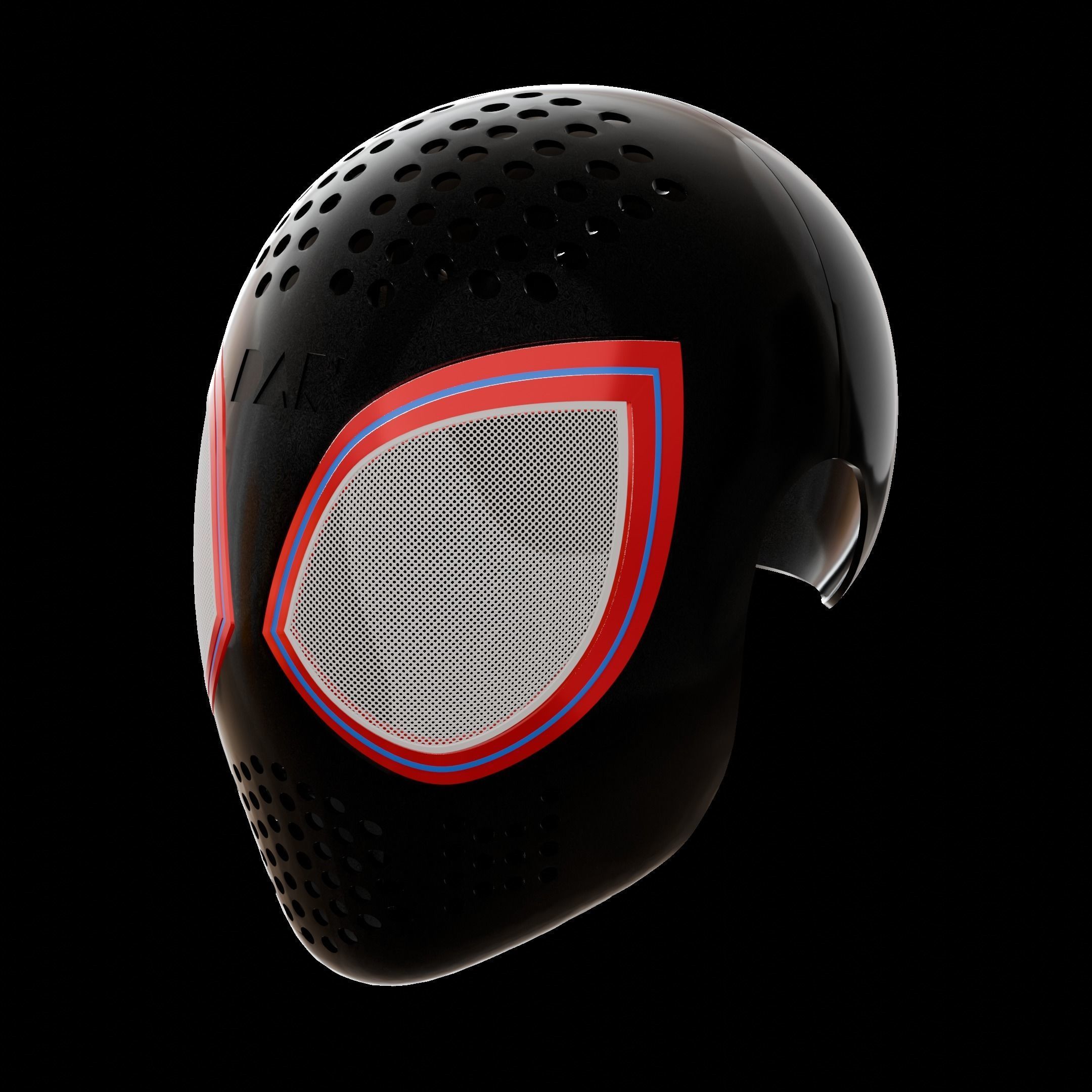 MILES MORALES FULL FACESHELL 3D print model_1